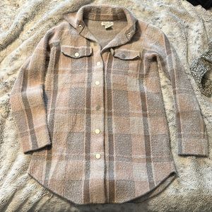 Rachel Zoe soft flannel jacket